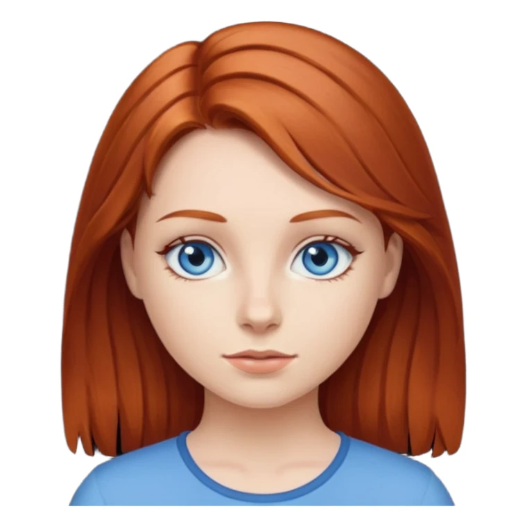 Orea saçlı kız sticker