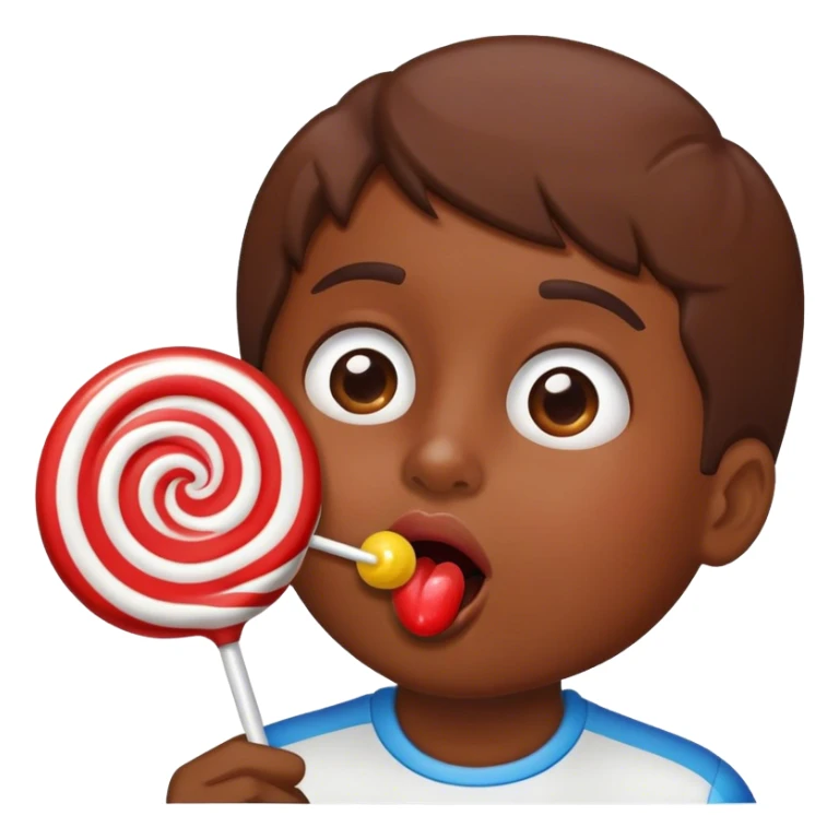 Tongue Licking lollipop sticker