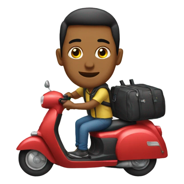 juan from equador on scooter sticker