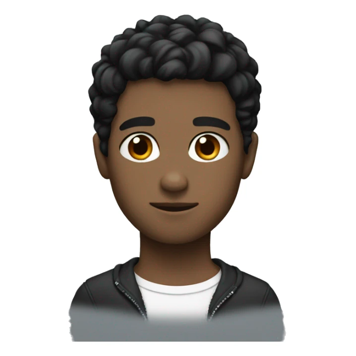 brothers with short black hair sticker