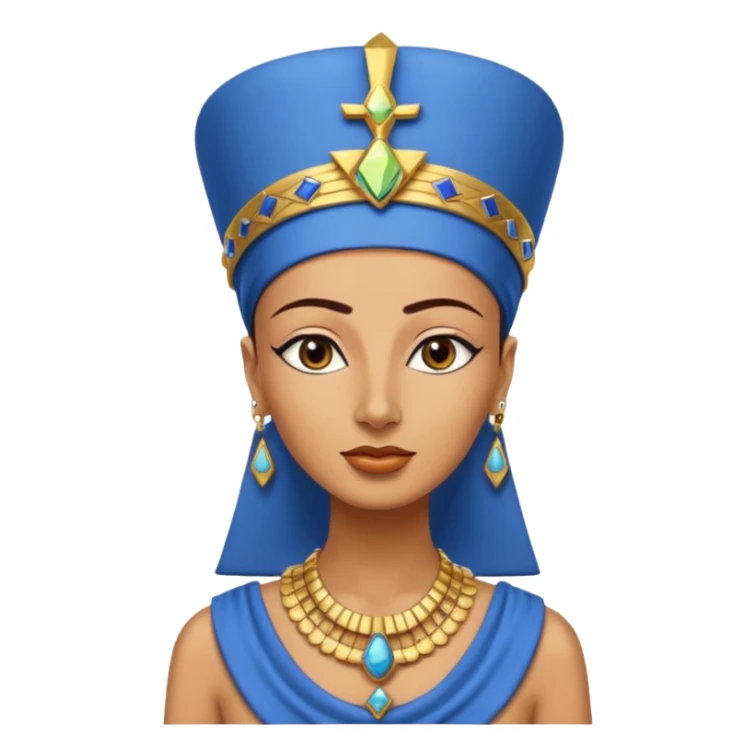 Bust of Nefertiti sticker