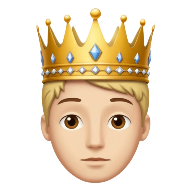 ein einwohner im still der königs zeiten sticker