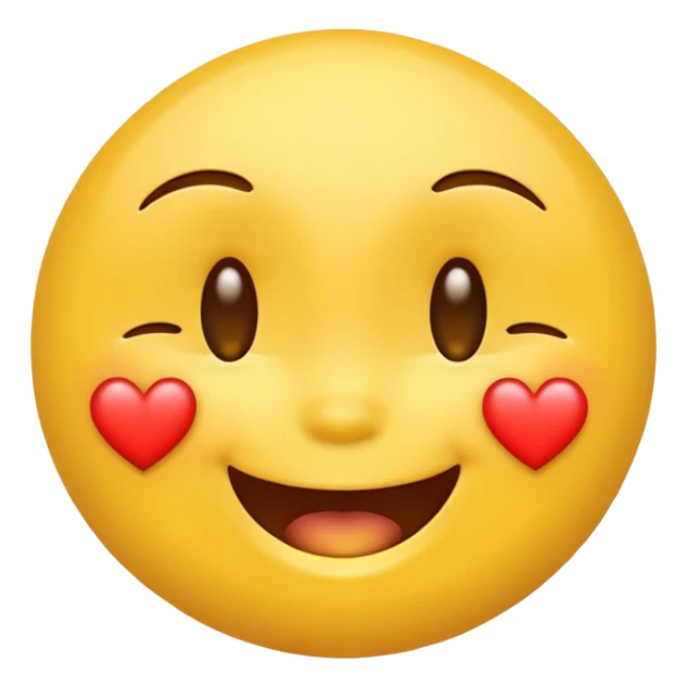 Create emoticons for me with a face in different emotions, these are supposed to be those yellow round faces that are on the keyboard. Something like that: 😂😘😍 sticker