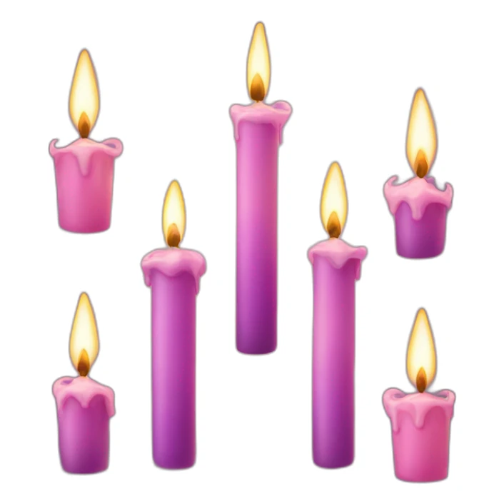 Magic candles sticker