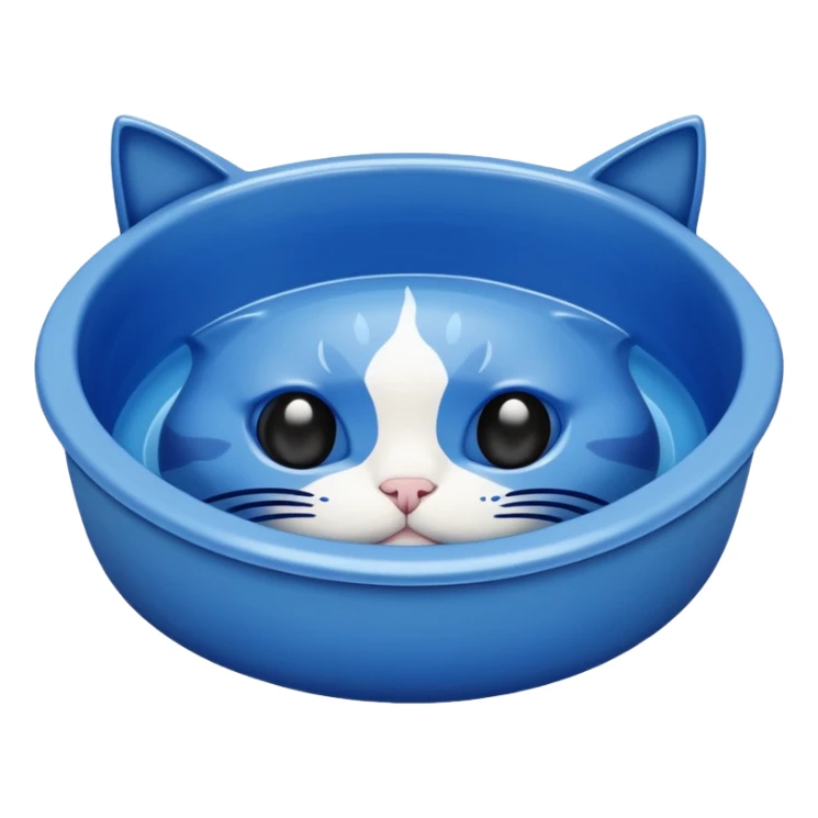 A water bowl for cats sticker
