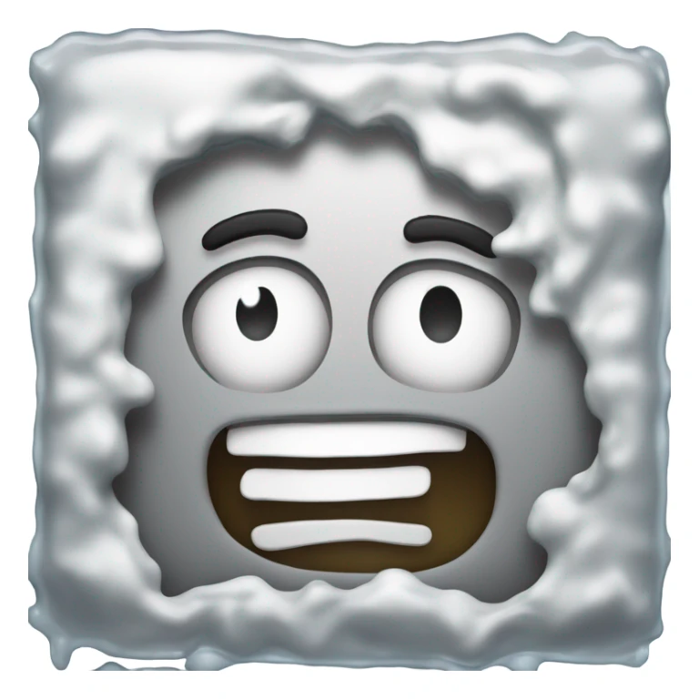 Create a tv with Mr beast on it but the tv has a white sticky substance that looks like water on it sticker