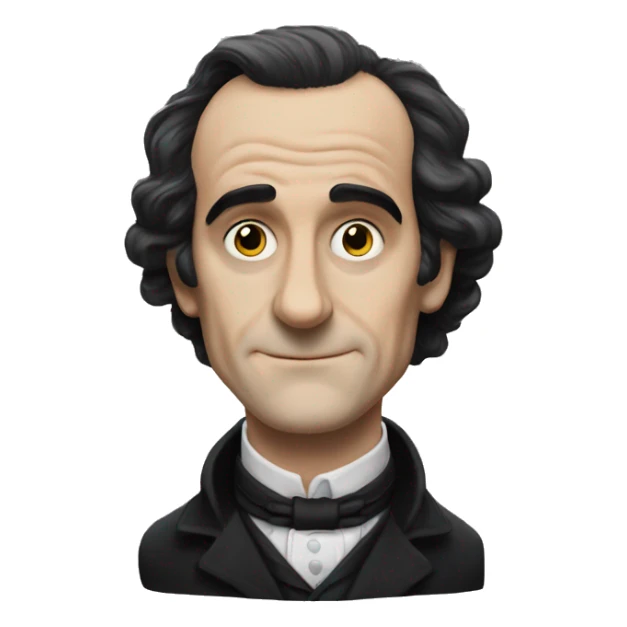 Mr poe from a series of unfortunate events tv show sticker