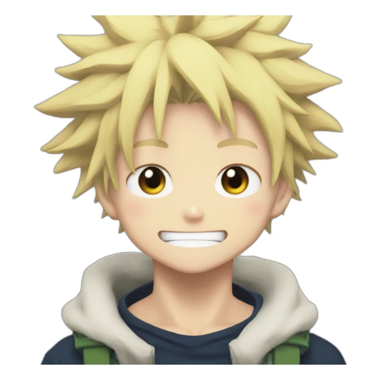 Bakugo my hero academia no smile sticker