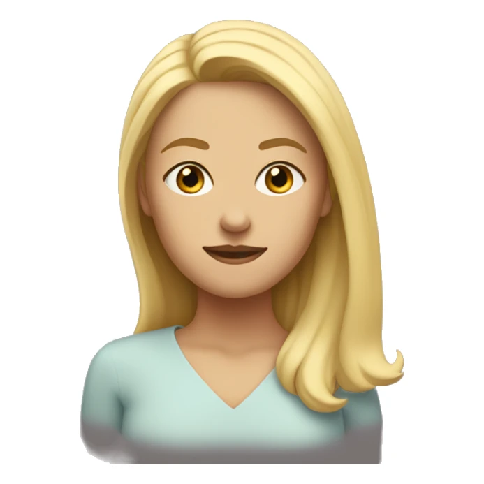 Name Gill under  blonde woman sticker