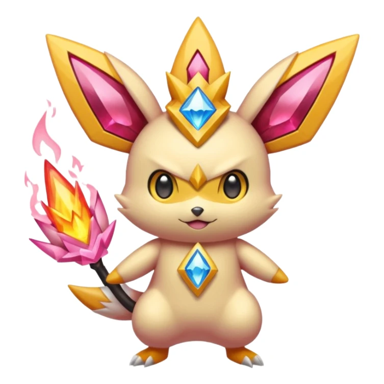 Pichu-Victini-Diancie-fusion sticker