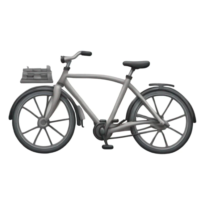 Deux vélos aux roues avant se touchant doucement, dans une scène romantique et ludique, avec une ambiance extérieure et des couleurs douces sticker