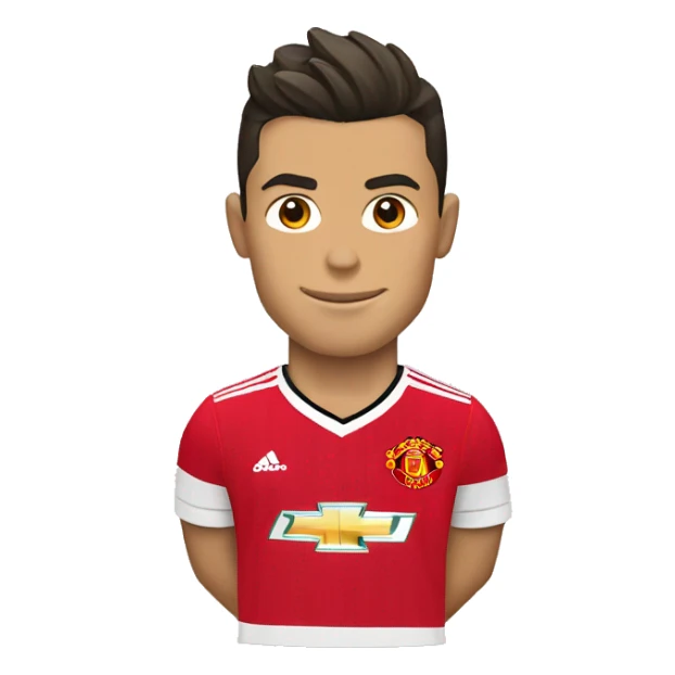 Cristiano Ronaldo Manchester united shirt sticker