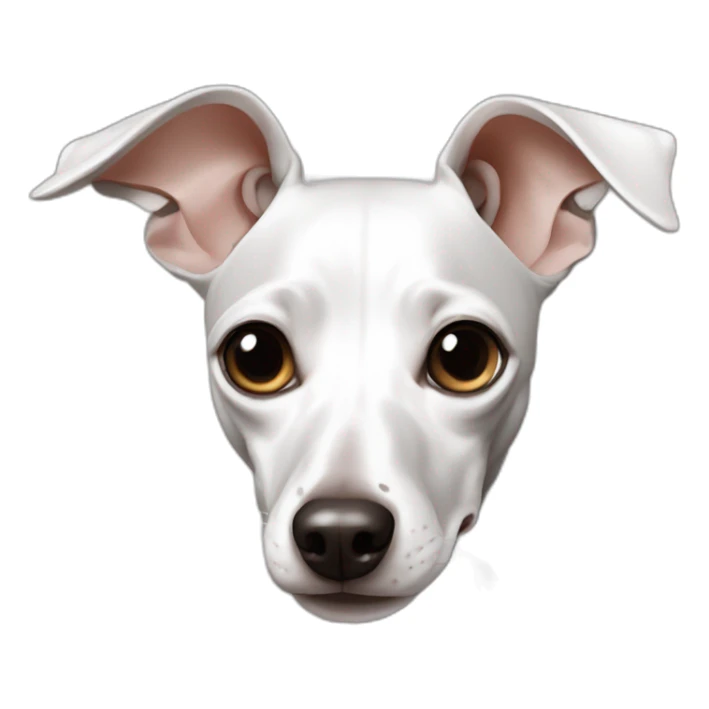 Twin white italian greyhound  sticker