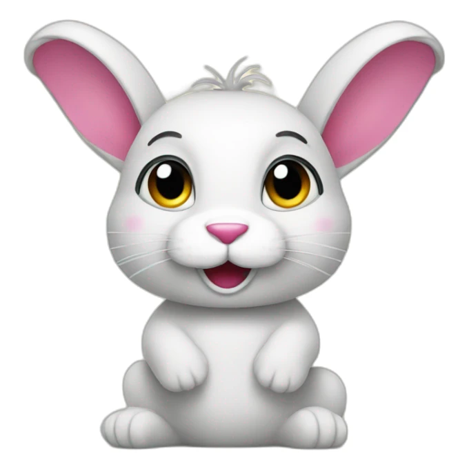 Bunny with 5€ sticker