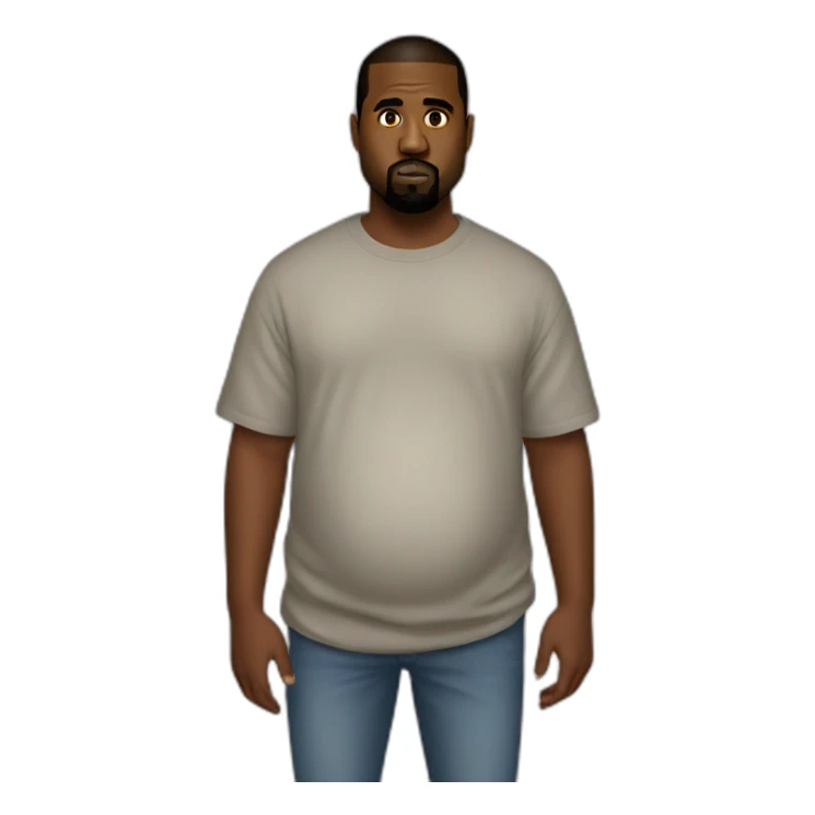 kanye west pregnant sticker