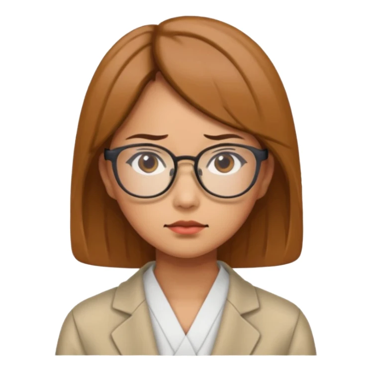 i need an image of a japanese woman analyst sticker
