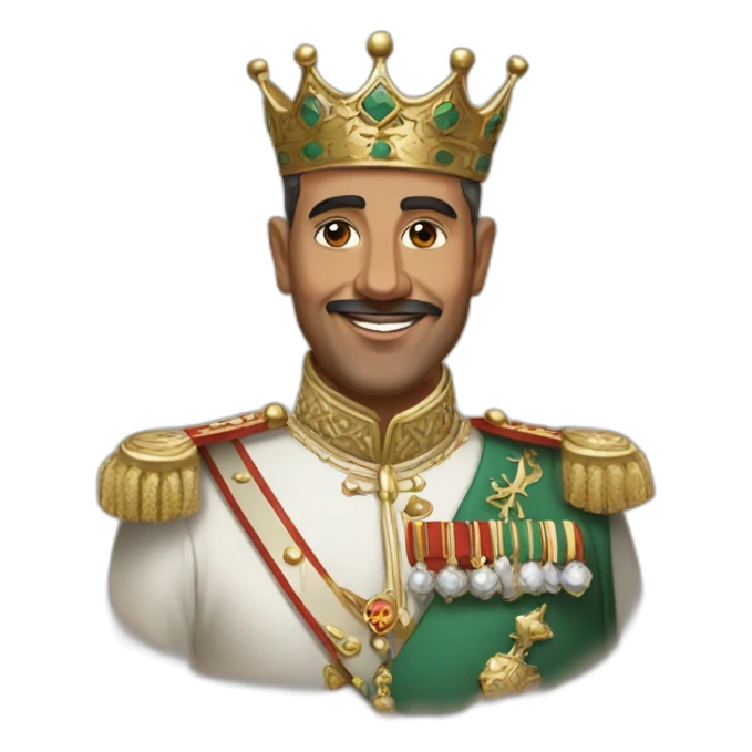 King of morocco mohammed six sticker
