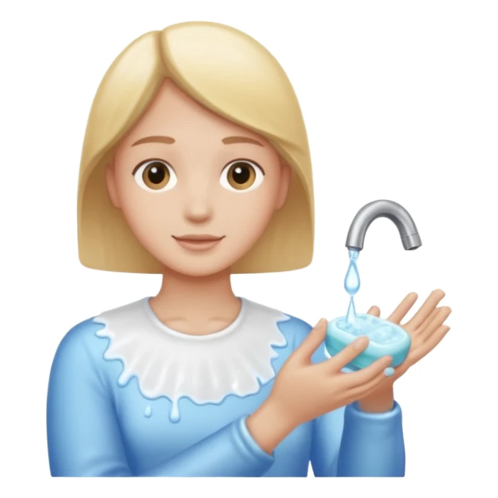 wash hands with soap and water sticker