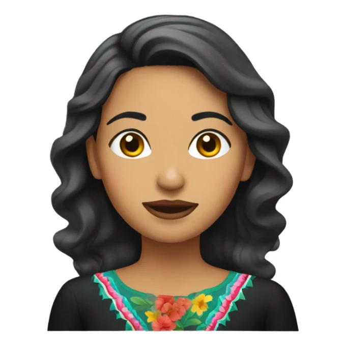 Mexican woman sticker