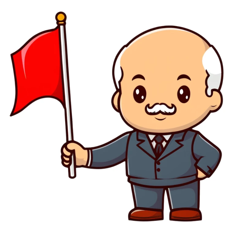Lukashenko with Belarus flag sticker