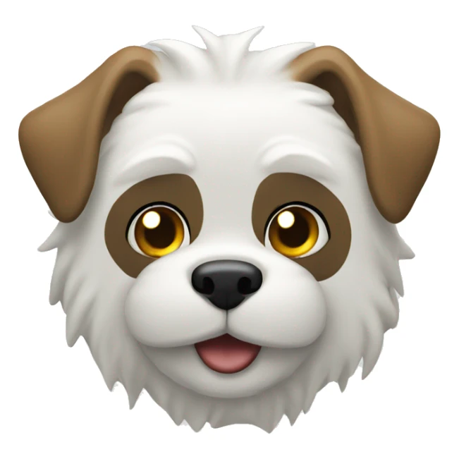 Little white spitsz sticker