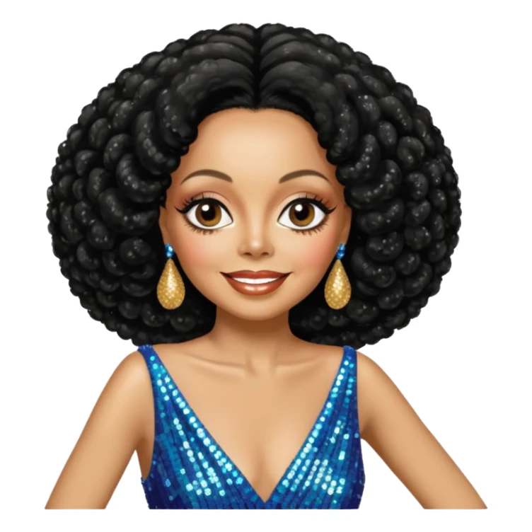 Diana Ross sticker