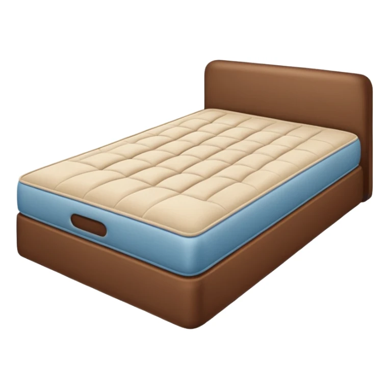 bed mattres in brown. sticker