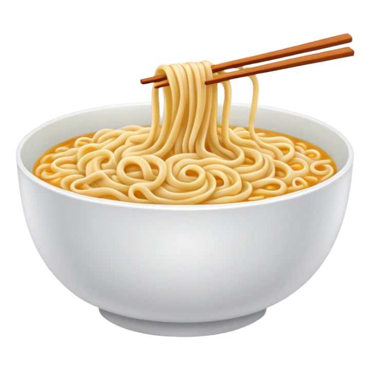 Platinium bowl of noodles sticker