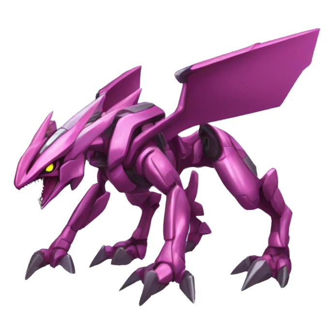  cool edgy shiny Palkia-Genesect-Raptor full body sticker