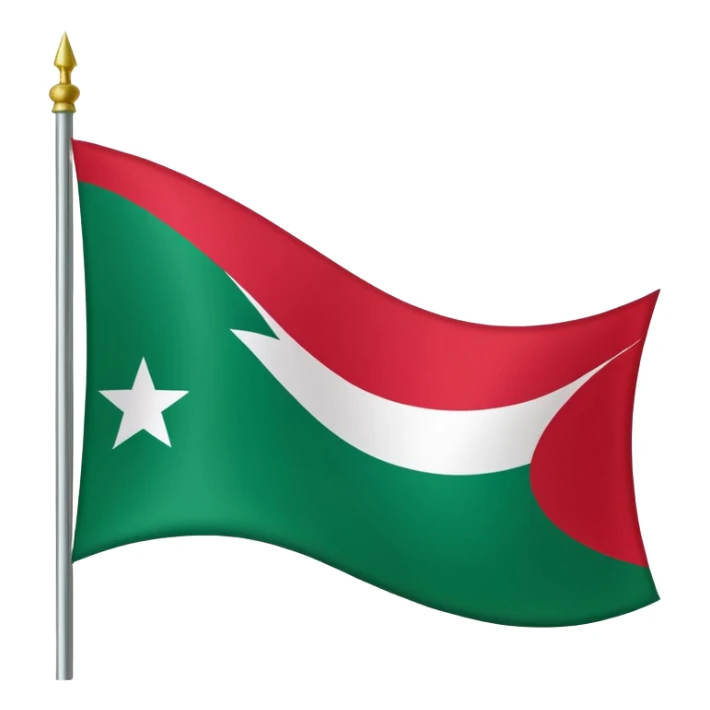 The flag of Chechnya sticker