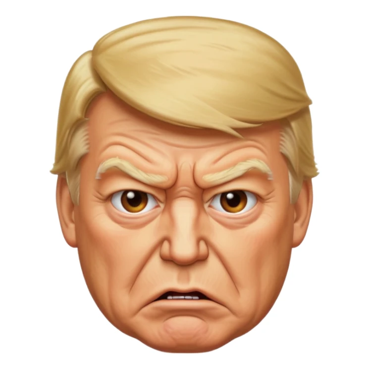 Scary crawling Donald trump sticker
