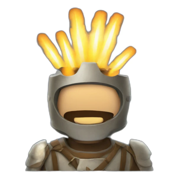 medieval Pyrotechnician seeing some fireworks go off sticker