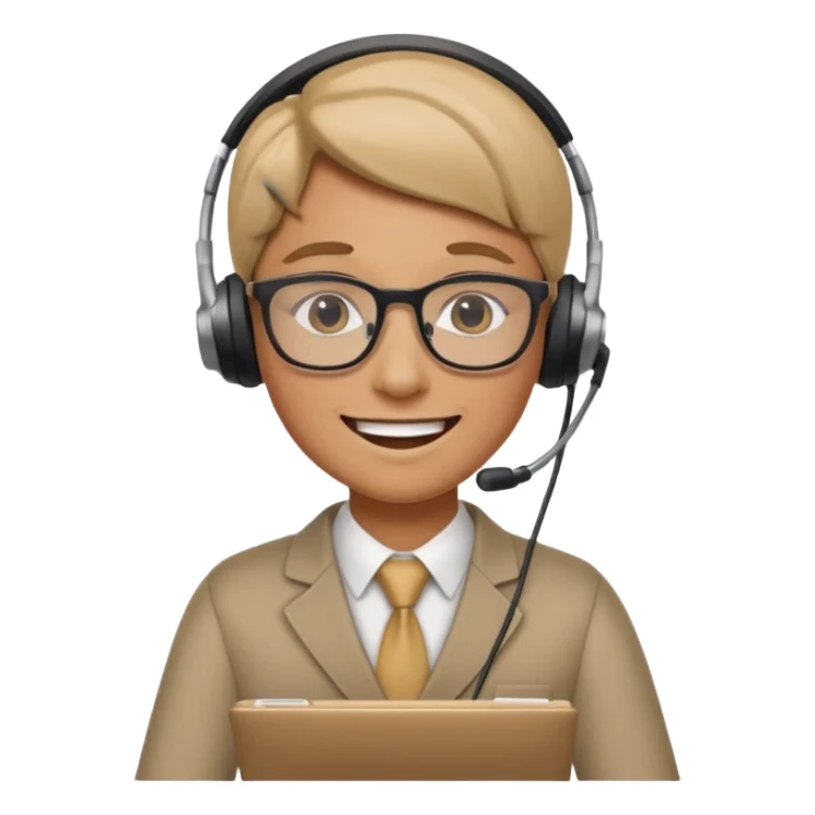 An office worker undertaking the work or tasks to respond to the customer sales request sticker