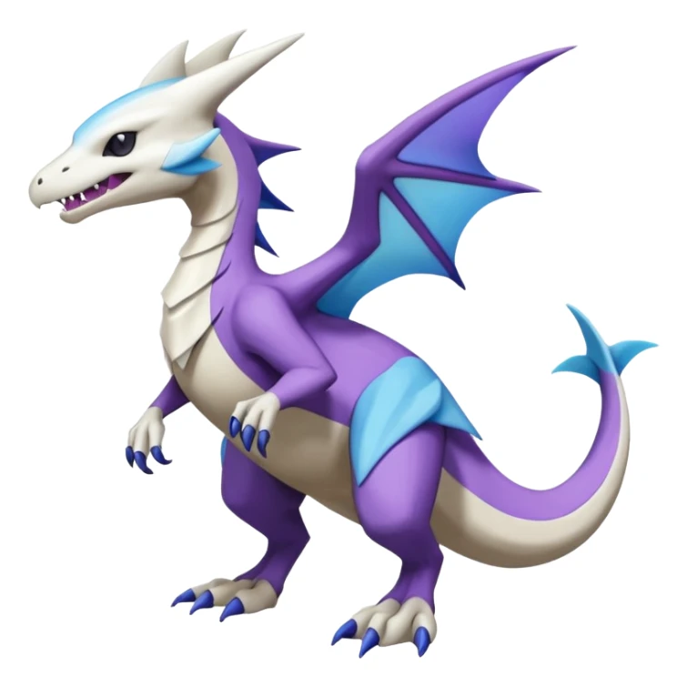 Noivern-Marowak-Latios-Lugia-Fakémon-hybrid-creature (full body)  sticker