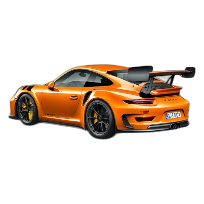 Porsche 911 GT3 rs sticker