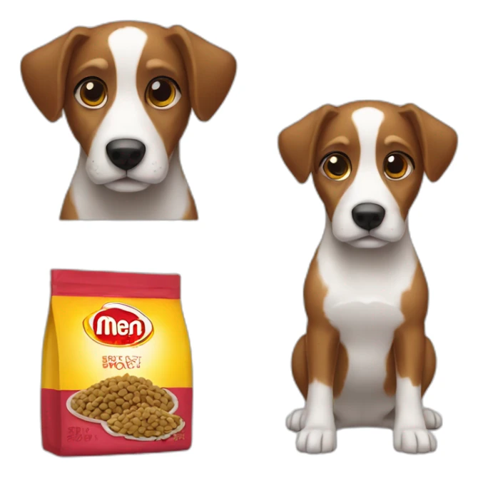 Bags of dog food on sale sticker