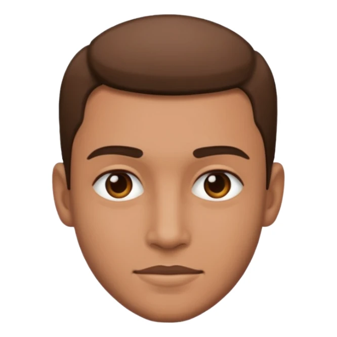 realistic portrait of a man sticker