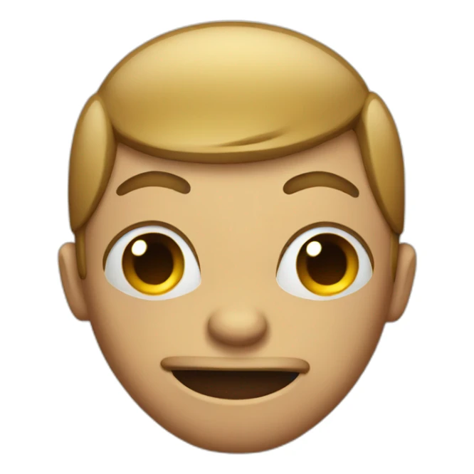 emoji who have side eye and big mouth sticker