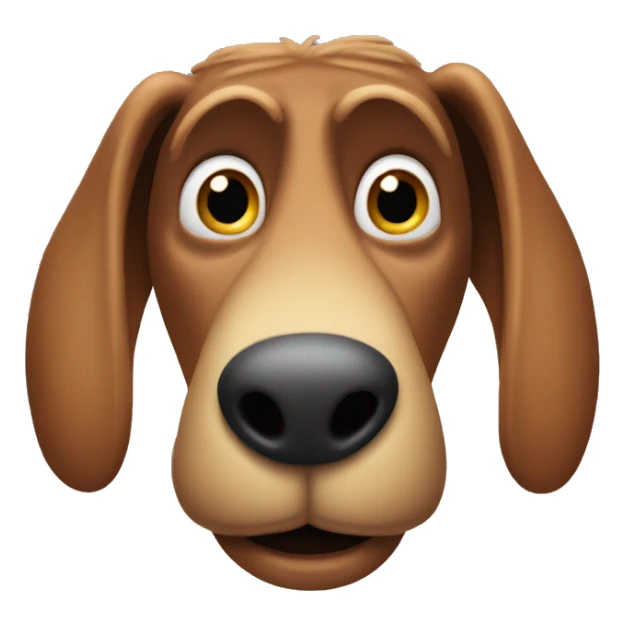 ALF the alien with a droopy brown nose sticker