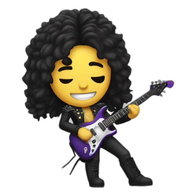 Prince Metal Guitarist sticker