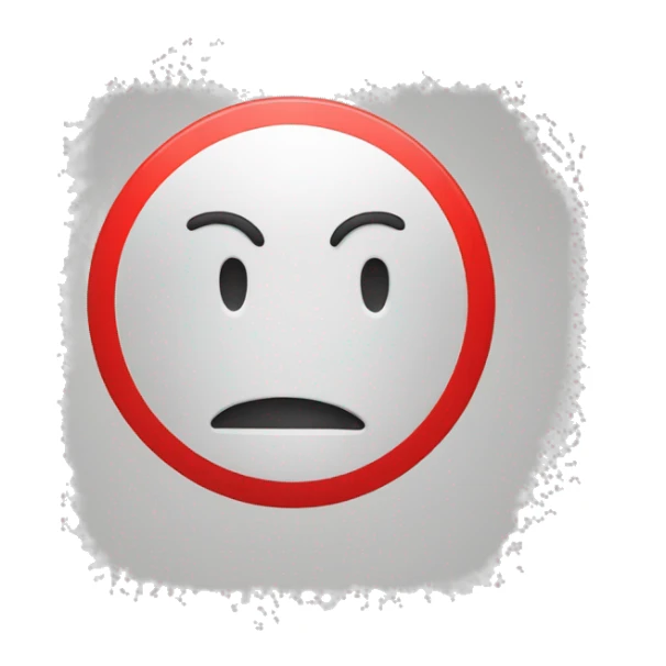 Warning sign, words body stop in red font sticker