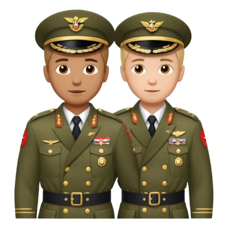 two brothers and two different sides of the world fighting, but still being in brotherly love sticker