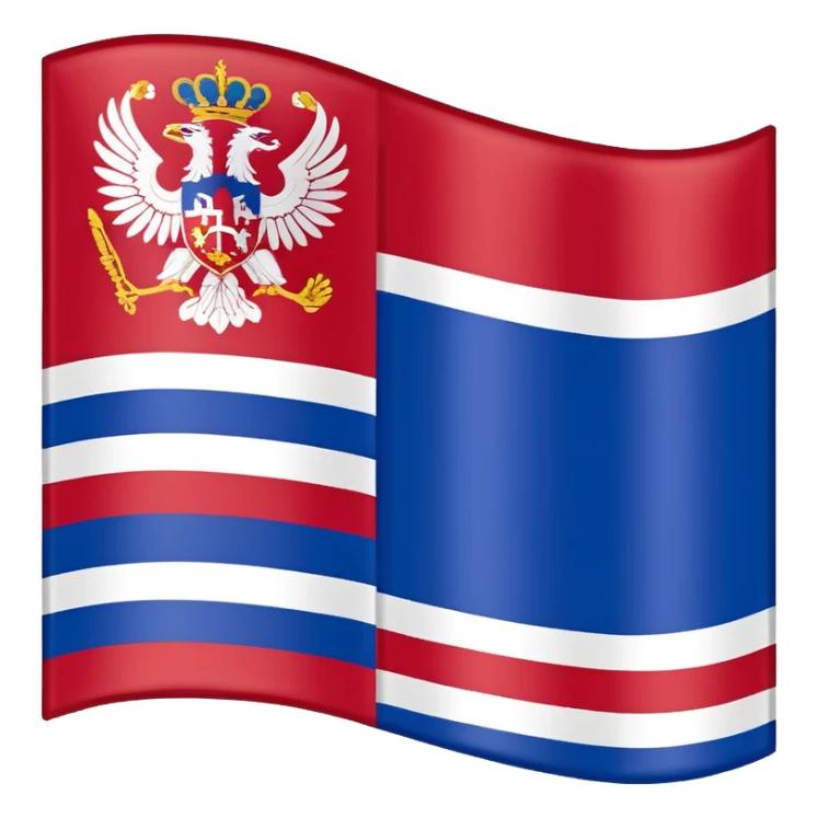 A flag of republic of srpska sticker