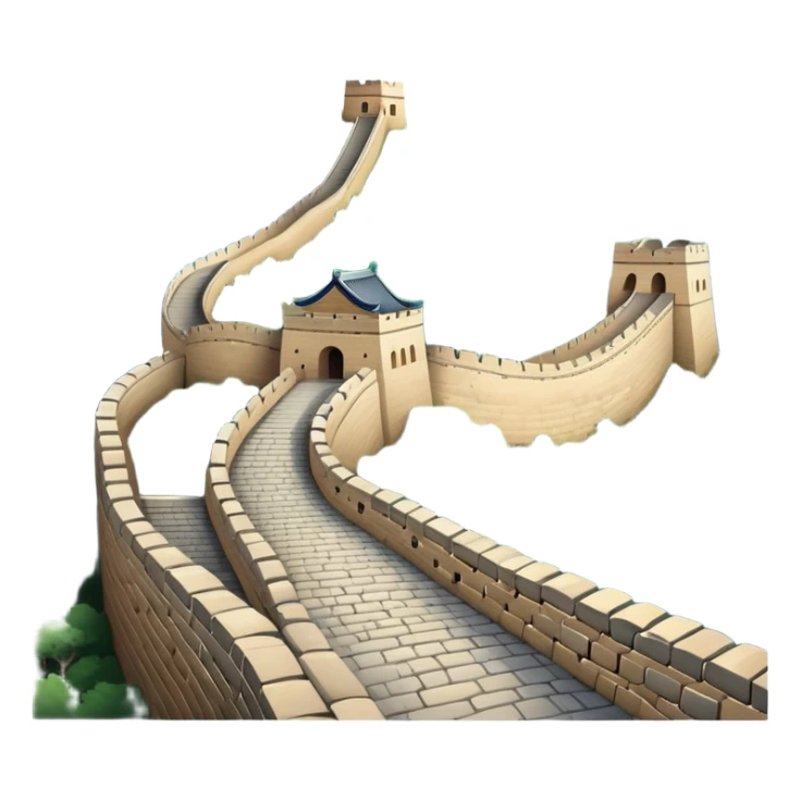 Great Wall of China landmark sticker