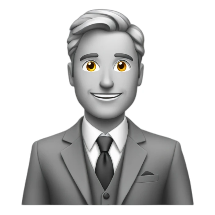 Posh-man-with-gray-suit-and-200-euro-bill sticker