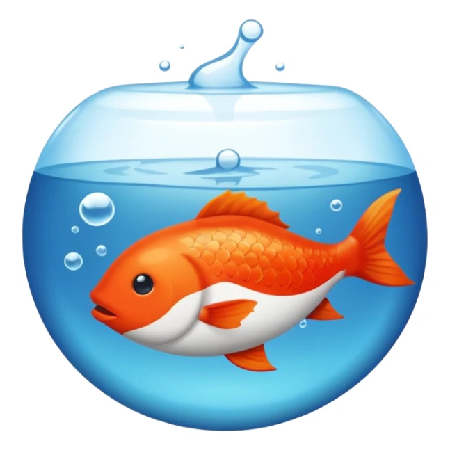 Un savon qui vole avec un poisson dans le bec sticker