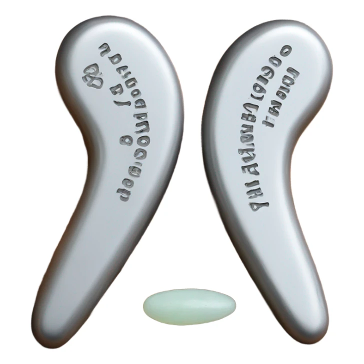 metal gua sha massager with engraving Tanicosmo sticker