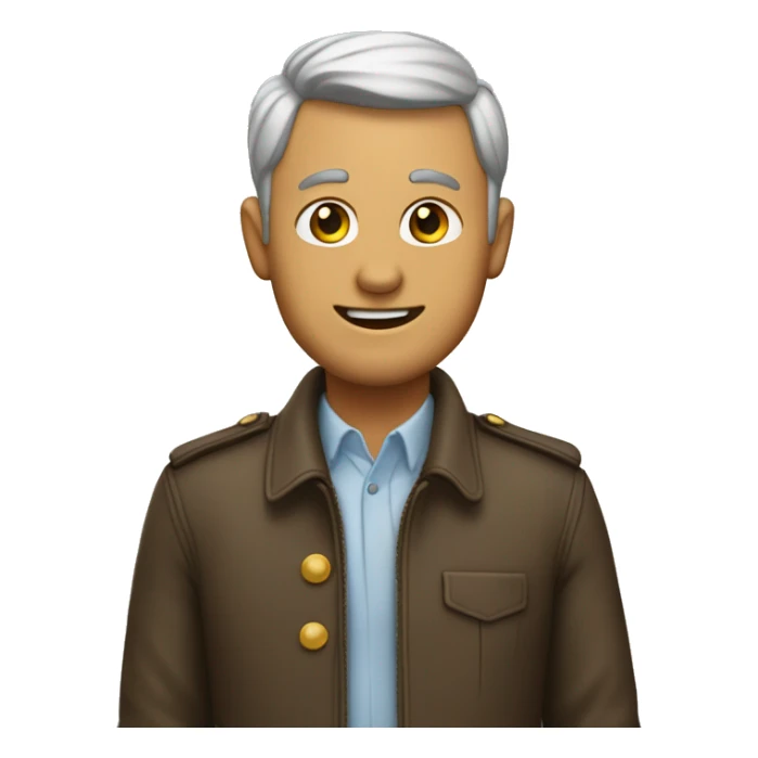 UN EMOJI D'UN HOMme qui porte le mallo des commore  sticker