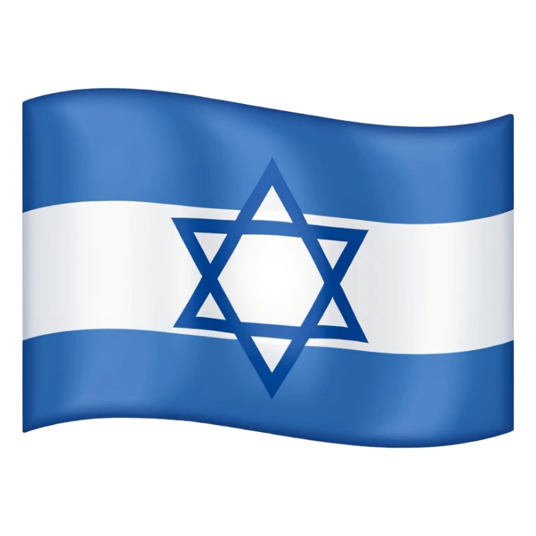 Flag of israel sticker