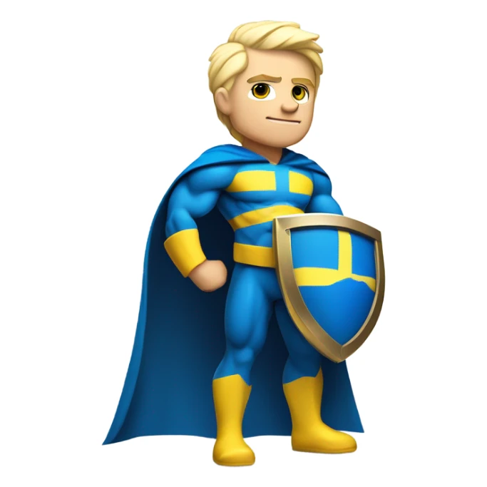 Captain America, but he’s Swedish sticker